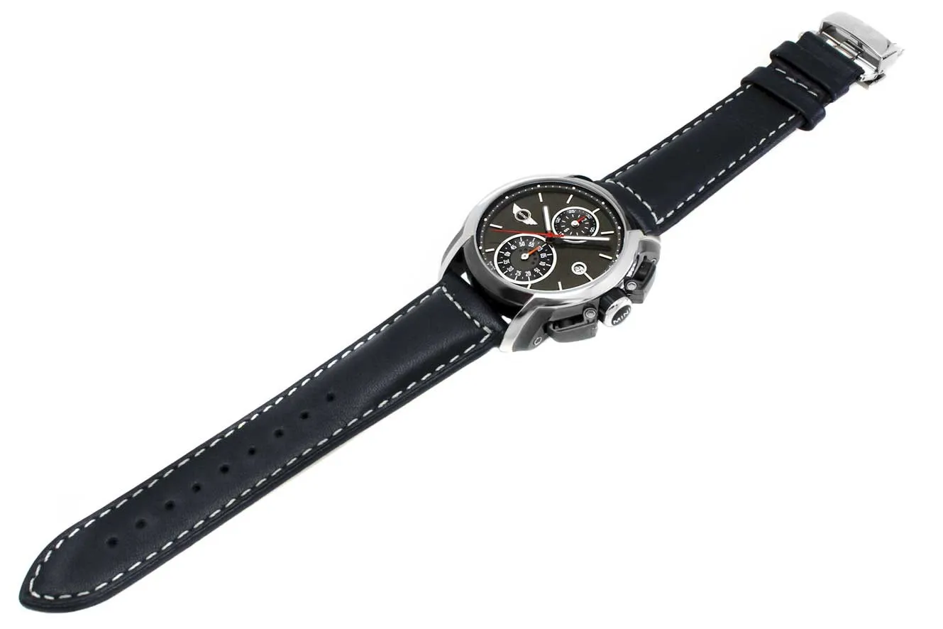 Часы MINI Cooper caliber Swiss Round 3520.D кварцевый хронограф с 13 рубинами различных цветов - Цвет: Bronze