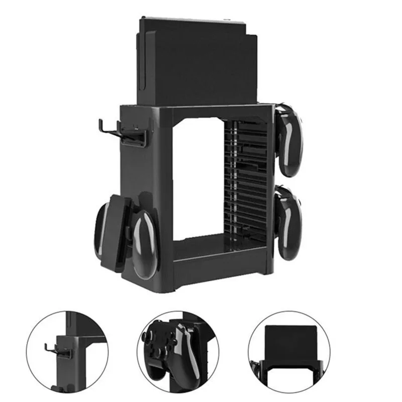 Multifunctional Game Storage Tower for Nintend Switch-7