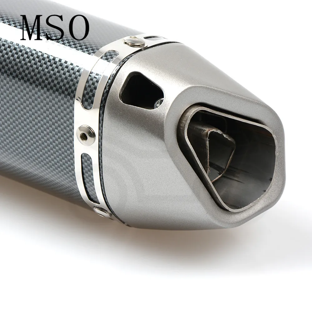 36 51 мм Универсальная выхлопная труба глушителя для YAMAHA R1 R6 ZX6R ZX10R наклейка