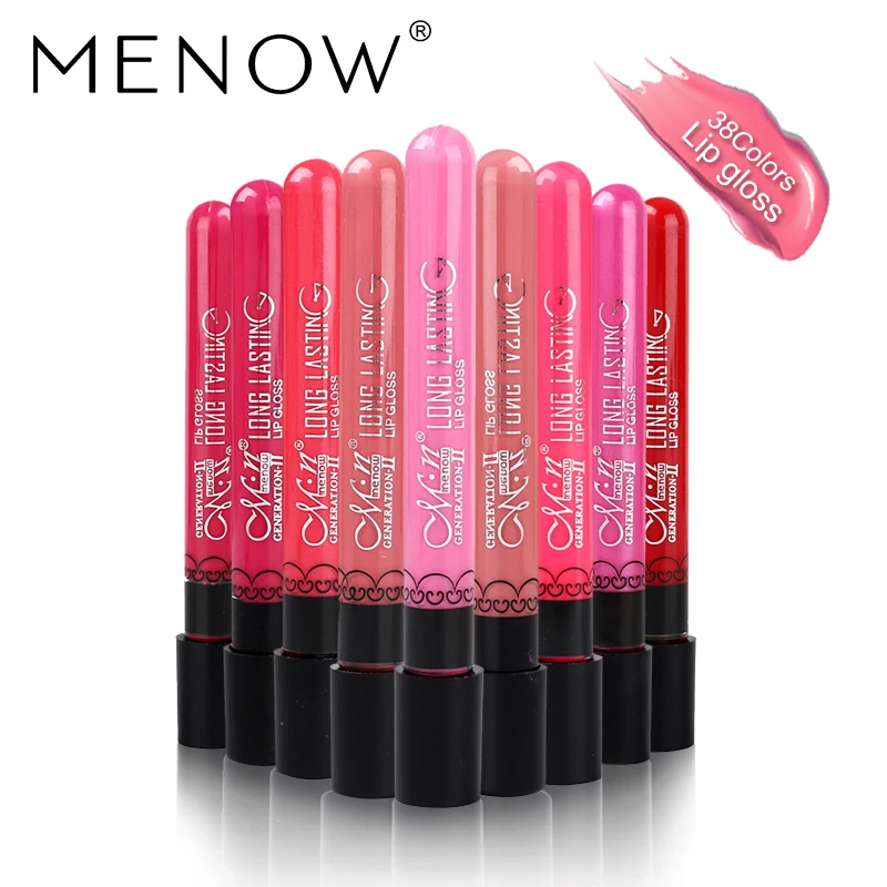 

Menow Brand 38Color Lipgloss Matte Long Lasting Moisturizer Sexy Lip Gloss Waterproof Beauty Liquid Lipstick Cosmetic L11008