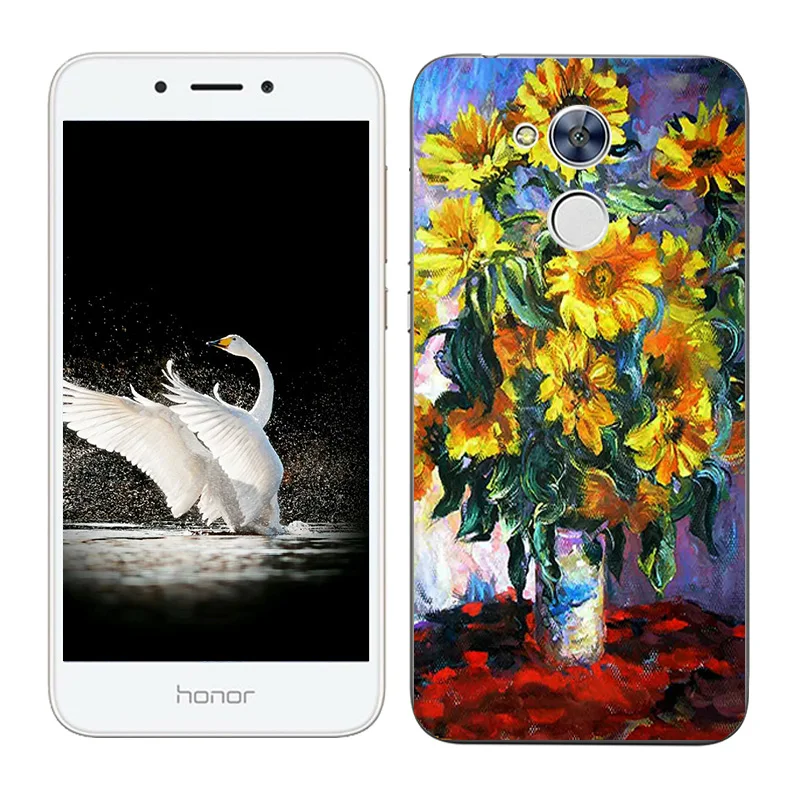 Мягкий силиконовый чехол для huawei Honor 8X 7C 7A Pro 6A 7X 6X 5C 9, защитный чехол для huawei Y6 4C Pro JSN-AL00 с ночной росписью - Цвет: 23