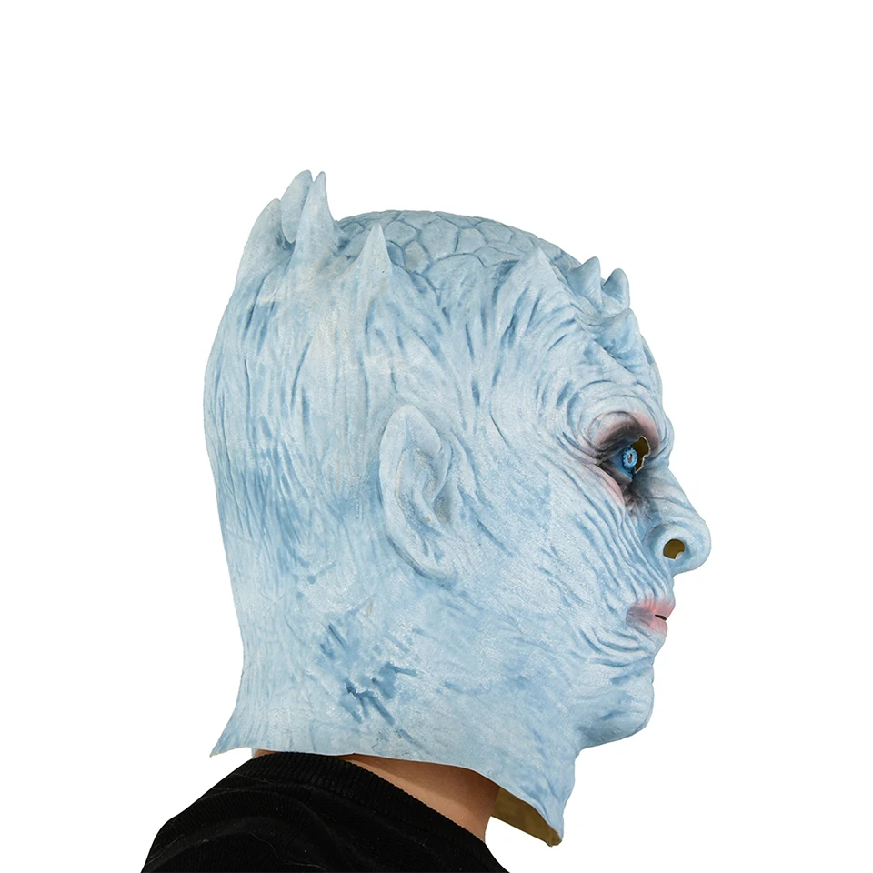 Маска для Хэллоуина «Игра престолов», маска для ночного короля Уокера, маска из латекса для взрослых, карнавальный костюм, Вечерние Маски