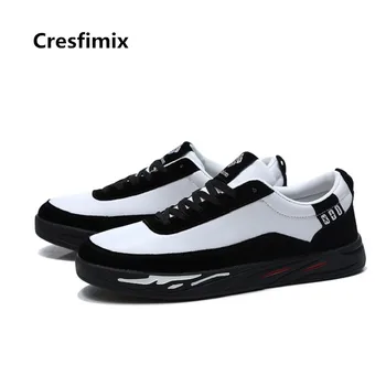 

Male Fashion High Quality Pu Leather & Flock Lace Up Shoes Men Casual Anti Skid Sneakers Cool Trainers Mannelijke Schoenen E3428