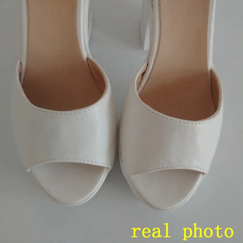 Женские сандалии на толстой подошве с пряжкой платформе|sandal shoes|sandals platformwhite summer