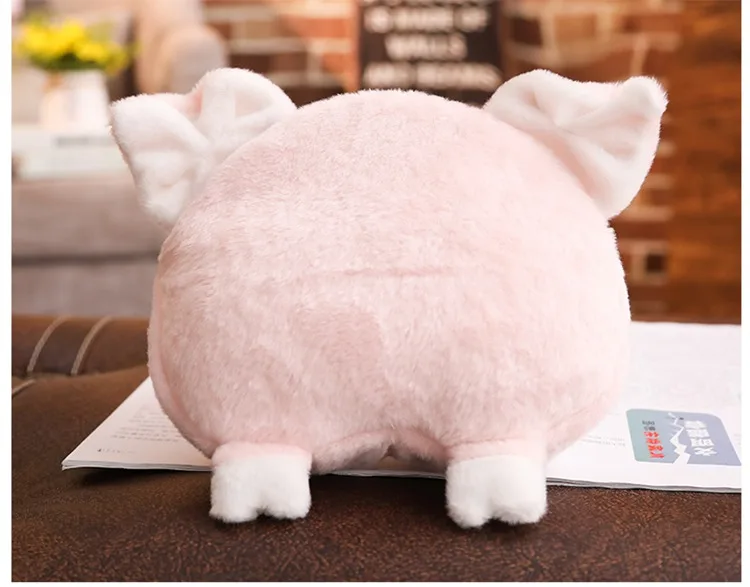 1 шт. 20x20 см Kawaii Pig wallet Piggy ass стильный кошелек плюшевая цепь сумка на плечо сумки для мобильного телефона высокое качество короткая плюшевая ткань