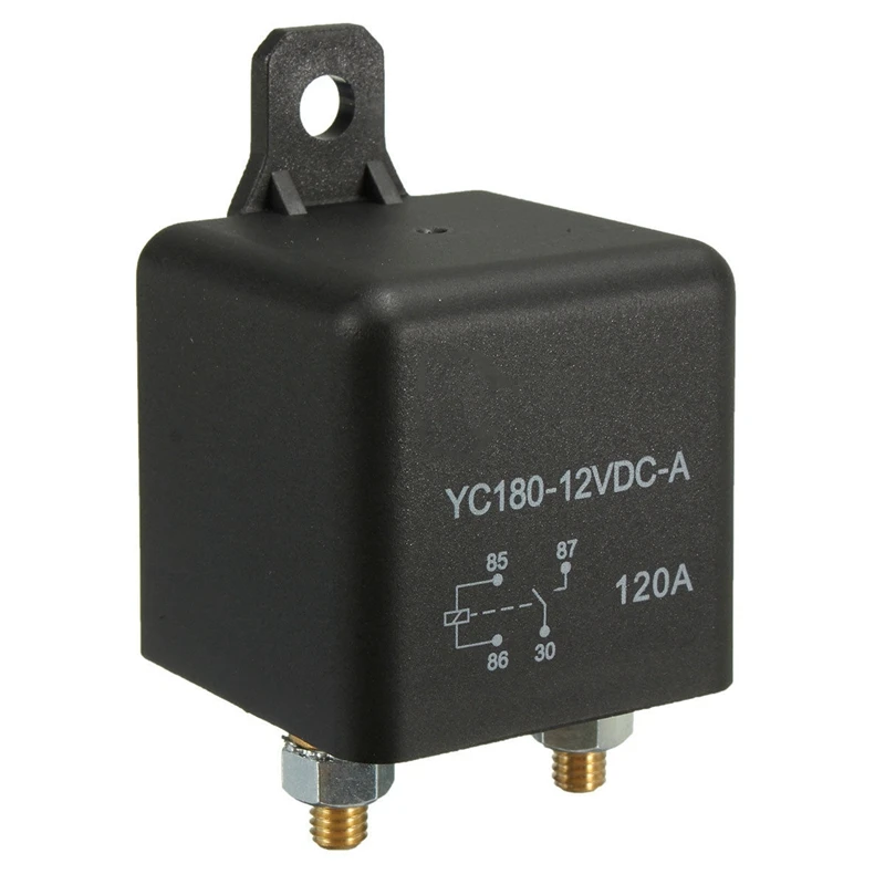 

4-Pin DC 12V 120 AMP 120A HEAVY DUTY SPLIT CHARGE RELAY ON/OFF Van Car Boat
