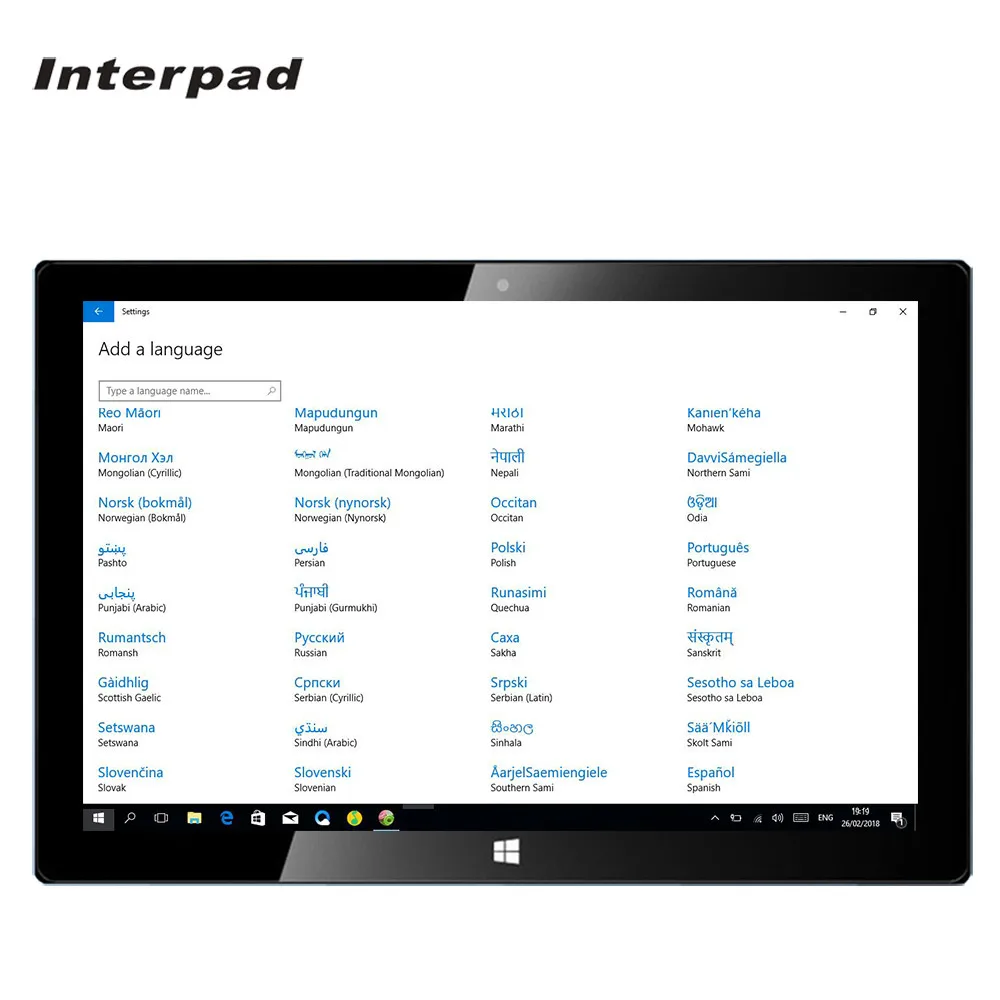 Interpad 10 1 дюймов 32 ГБ Windows таблетки Z8350 8 ГГц WI FI USB3.0 HDMI Камера 2 в ноутбук Win10