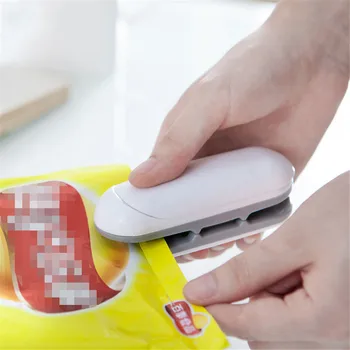 

Portable Bag Clips Handheld Mini Electric Heat Sealing Machine Impulse Sealer Seal Packing Plastic Bag