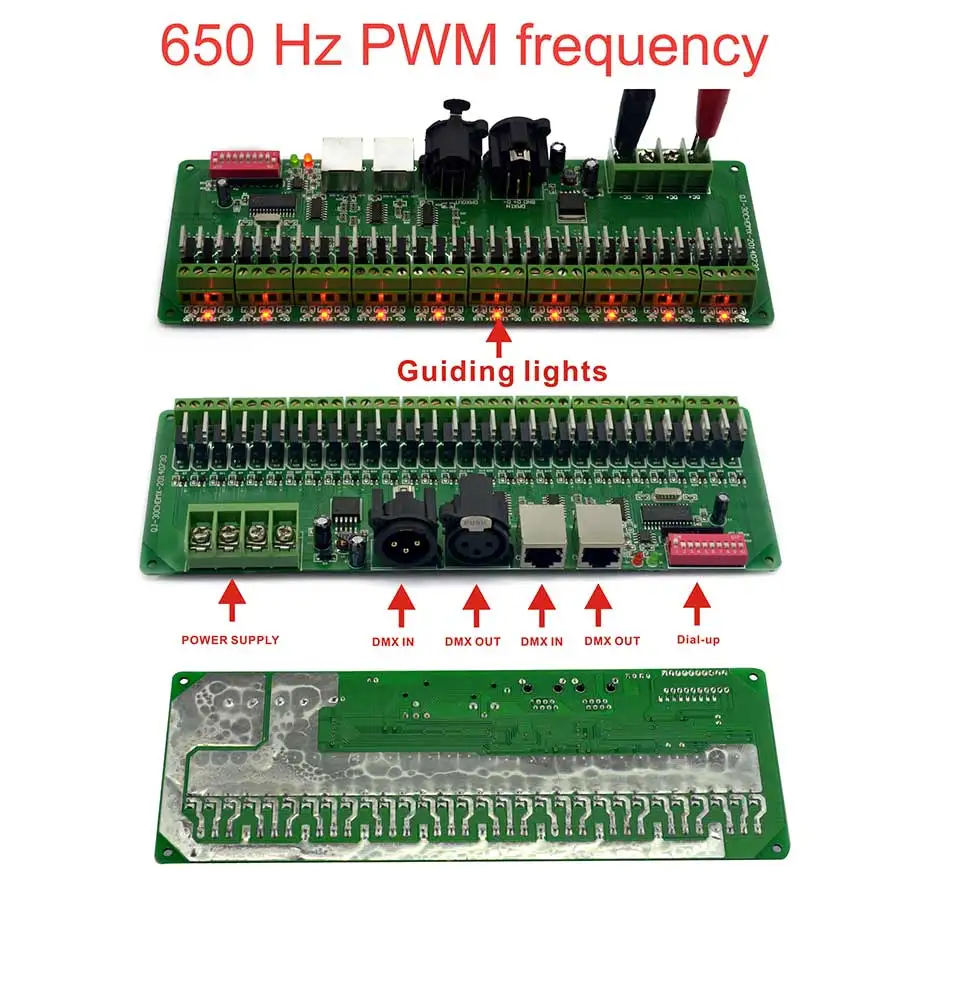 Бесплатная доставка легко DMX 30CH светодиодный RGB контроллер, декодер и светодиодный dmx водитель, Австралия, Россия, америка Популярные, новый