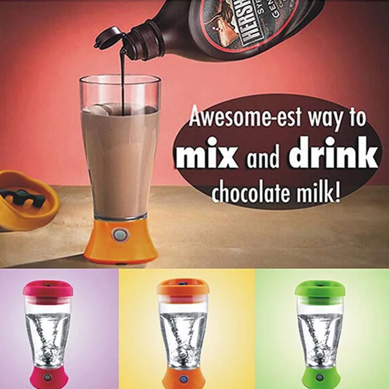 

New Creative Cup Lazy Supplies Automatic Blenders Coffee Candy Color Sealed Straw Cup Electric Cup Blenders Free Shipping Sale