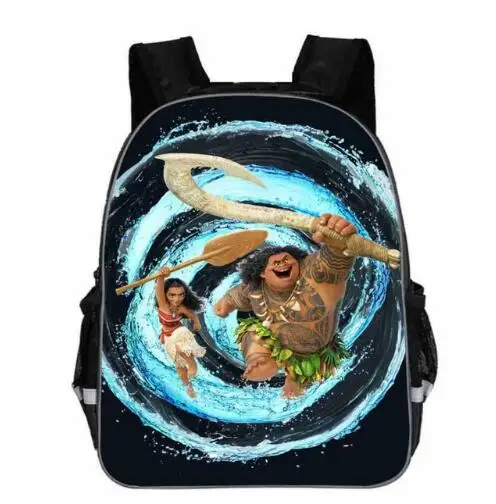 Мультфильм Моана аниме рюкзак с принтом из фильма для мальчиков и девочек прекрасный детский школьный рюкзак студент школьные сумки Mochila Infantil - Цвет: photo color