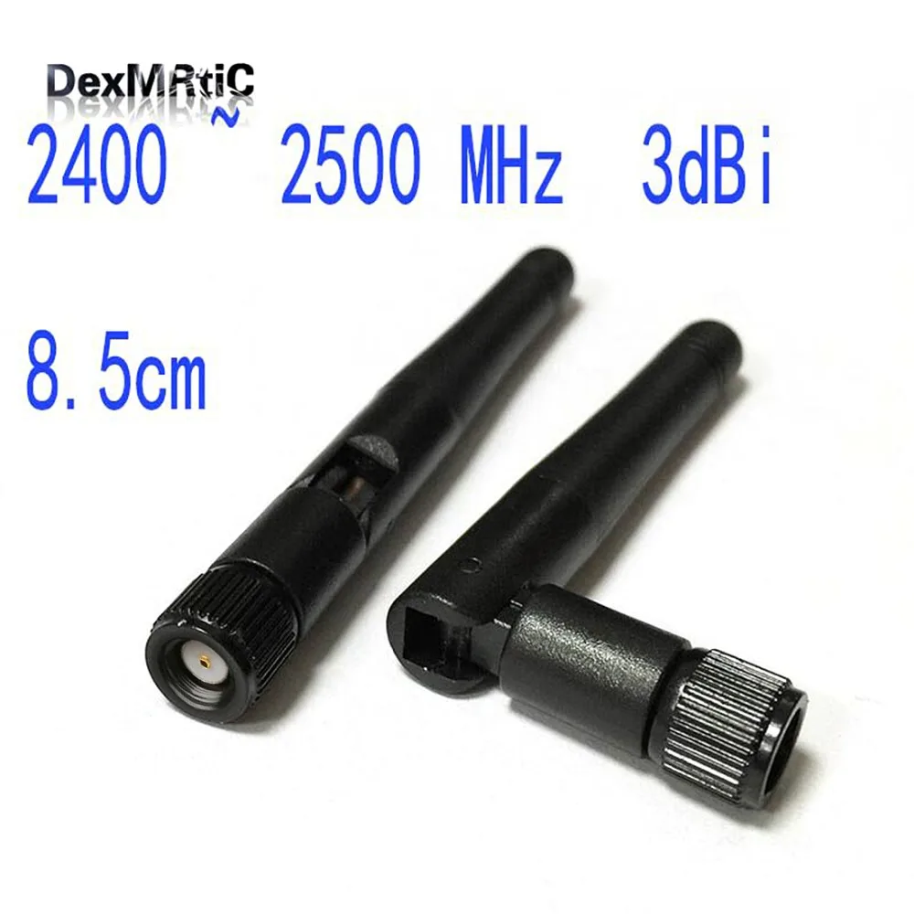 1pc 2.4Ghz Wifi Antenna 3dbi OMNI Small Rubber ZIGBEE Aerial RP-SMA Male 85mm Long