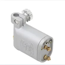 Профессиональная татуировка Hybird роторный двигатель машина лайнер шейдер иглы для пистолета сцепление советы череп роторная машина серебро