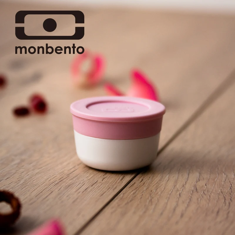 Франция Monbento красочные соусница милые герметичные пластиковой крышкой Мини