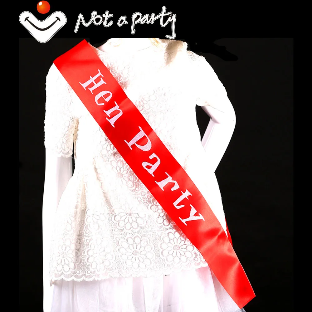 Красный атласный пояс для свадьбы или торжества с белым принтом|bride to be|bride be partybride