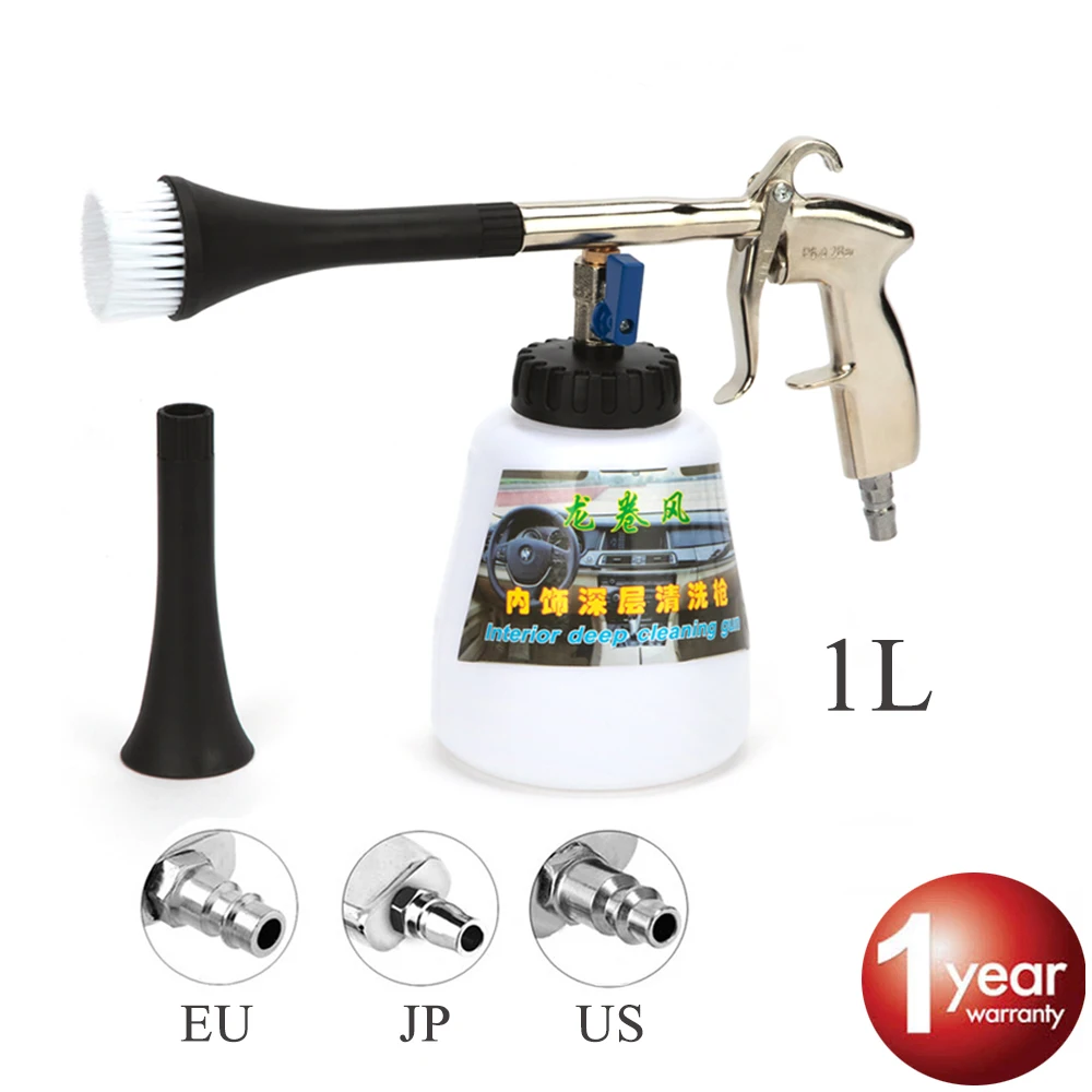 

Hippcron Car Tornado Cleaning Foam Gun High Pressure Washer interior & Exterior Deep Cleaning Tool 1L 6-9.2 Bar