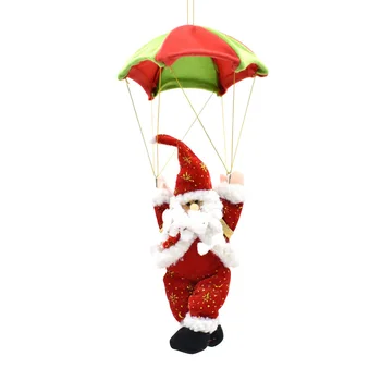 

1Pc Creative Parachute Santa Claus Fantastic Gift Toy Decoration Hanging Ornament for Xmas Tree Kids Christmas