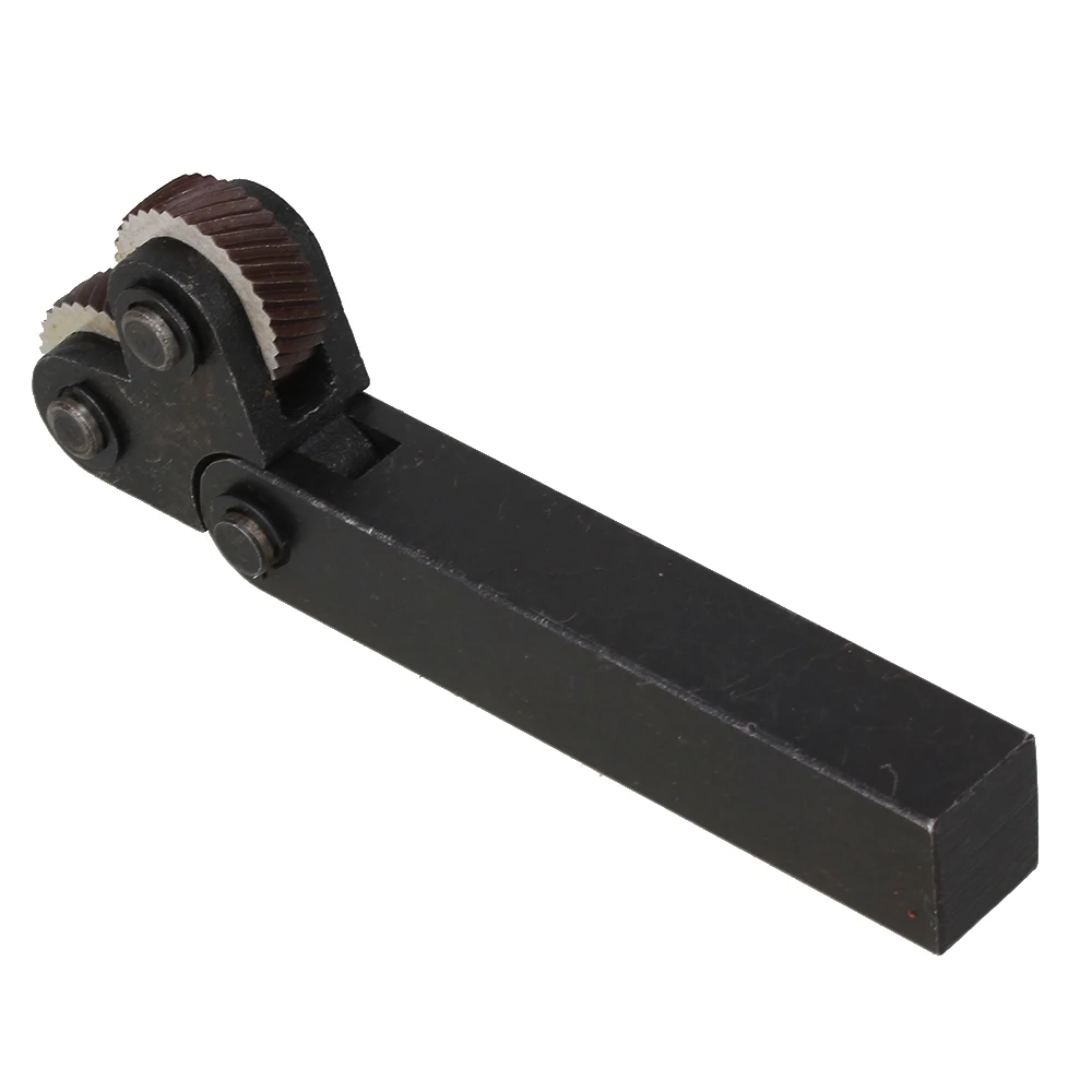 1 Set Of Dual Wheels 2.0mm Wheel Knurled For Knurling Holders Knife Textured Knurled Pitch Linear Knurl Grid Lines Knurling Tool