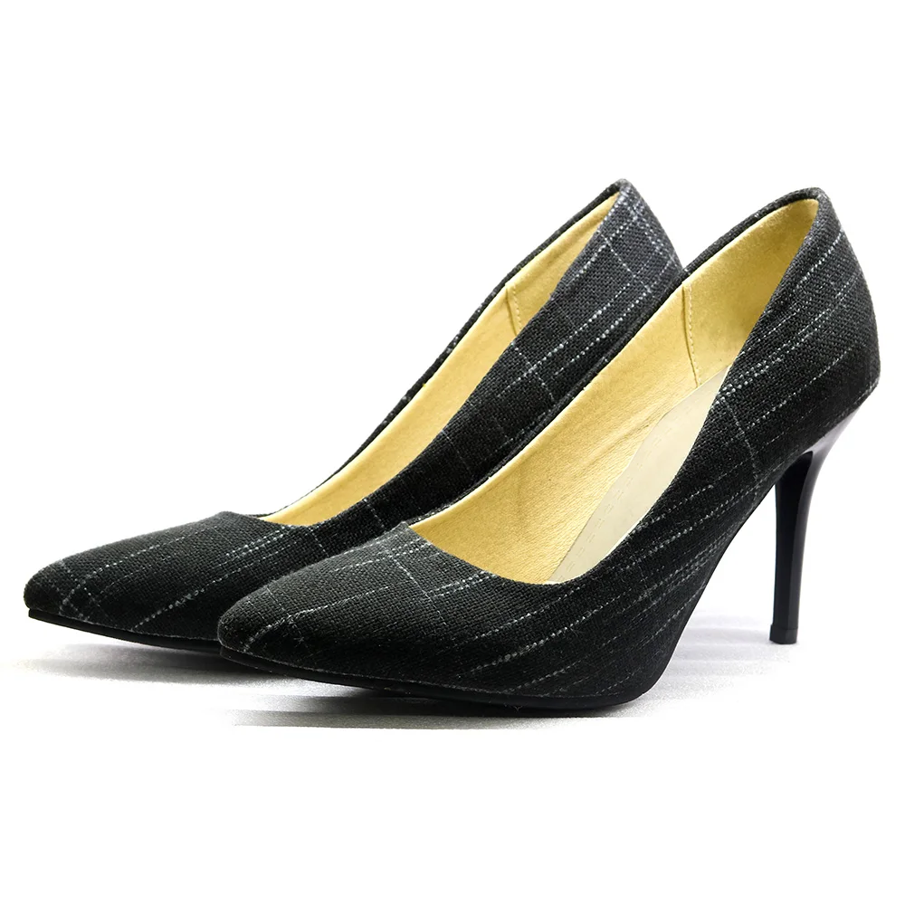 Женские туфли лодочки из денима большие размеры 48 30 10|ladies shoes|ladies shoes brandsbrand pumps |