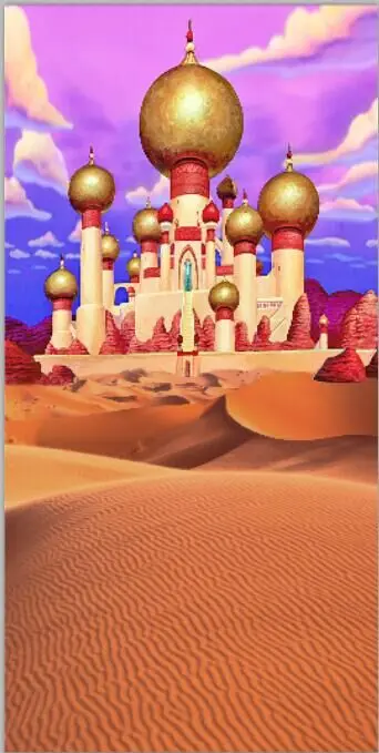 アラビアアラジン宮殿城砂漠砂入り口写真の背景ポリエステルまたはビニール布コンピュータプリントパーティー背景 背景 Aliexpress