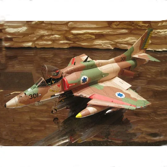 3D Бумага модель 1:32 Американский A-4 Skyhawk атака Diecast истребитель масштабная ручной