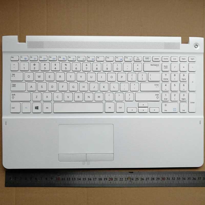 

US new laptop keyboard with touchpad palmrest for Samsung 450R5V 370R5E 450R5E 510R5E 470R5E BA75-04478A
