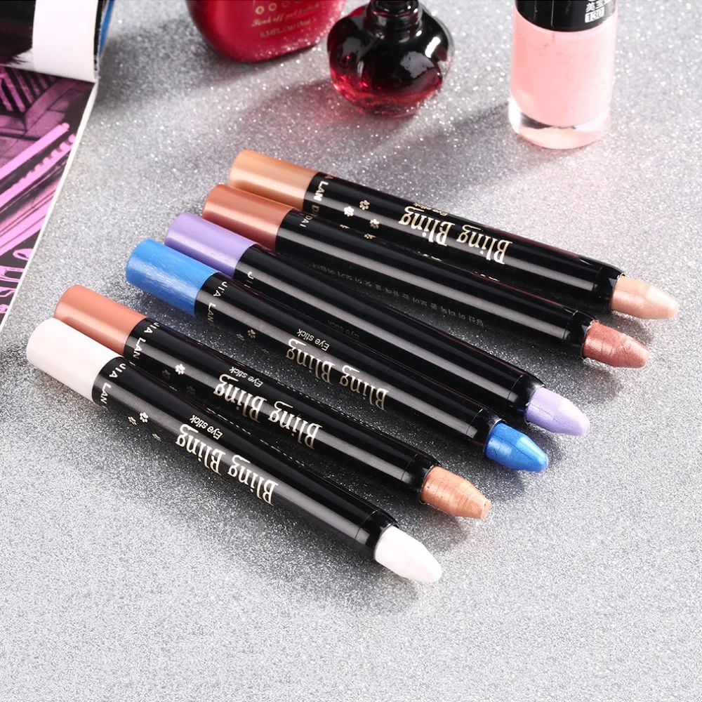 High Light Eye Shadow Pen Lying Silkworm Pen Automatically Rotate Eye