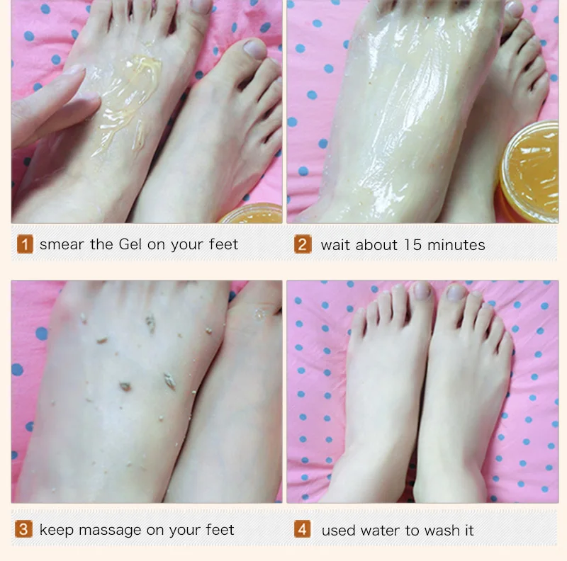 Daralis Foot SPA Foot Scrub Cream Exfoliating Foot Peeling Cream Dead Skin Remove Whitening Smooth Moisturizing Feet Cream 200g