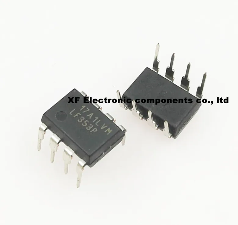 1000 шт./лот LF353P LF353 353P IC операционный усилитель JFET 3 МГц DIP8 | Электронные компоненты