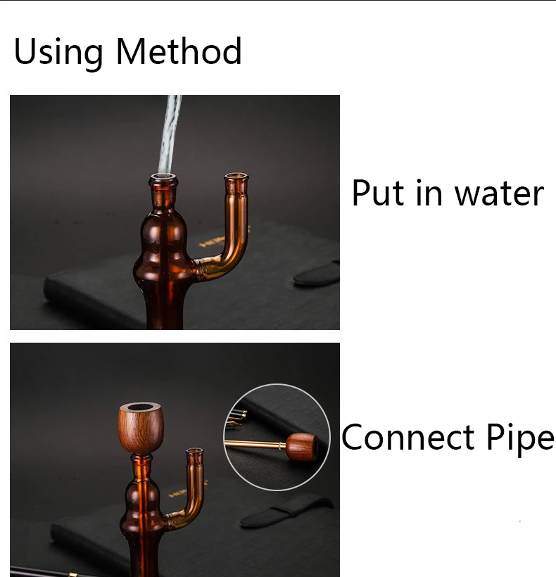 Honest креативные стеклянные водопроводные трубы, сигаретные фильтры, держатели, hooka, набор для курения