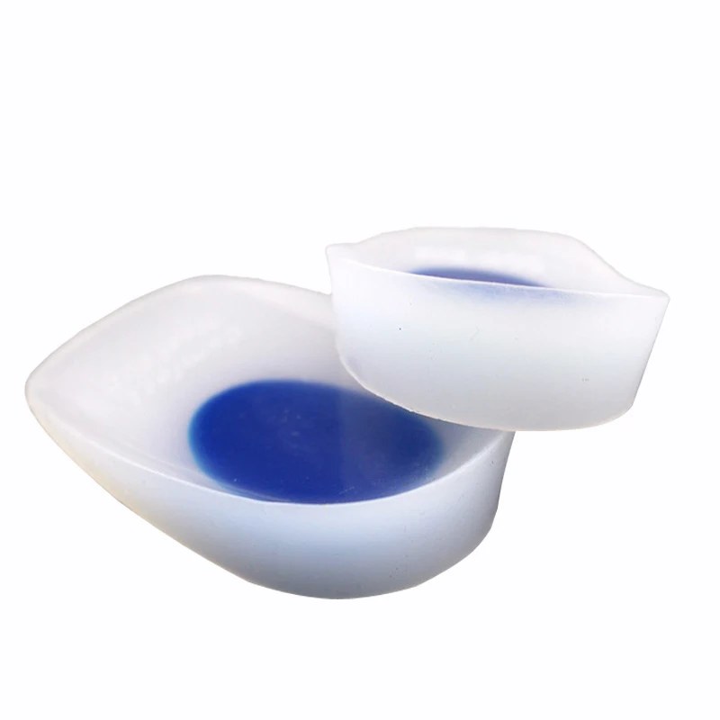 Super Soft Medical Silicone Gel Heel Pad Cushion Calcaneal Spur Heel Spur ACHILLES Shock Absorption Cup Insole Insert
