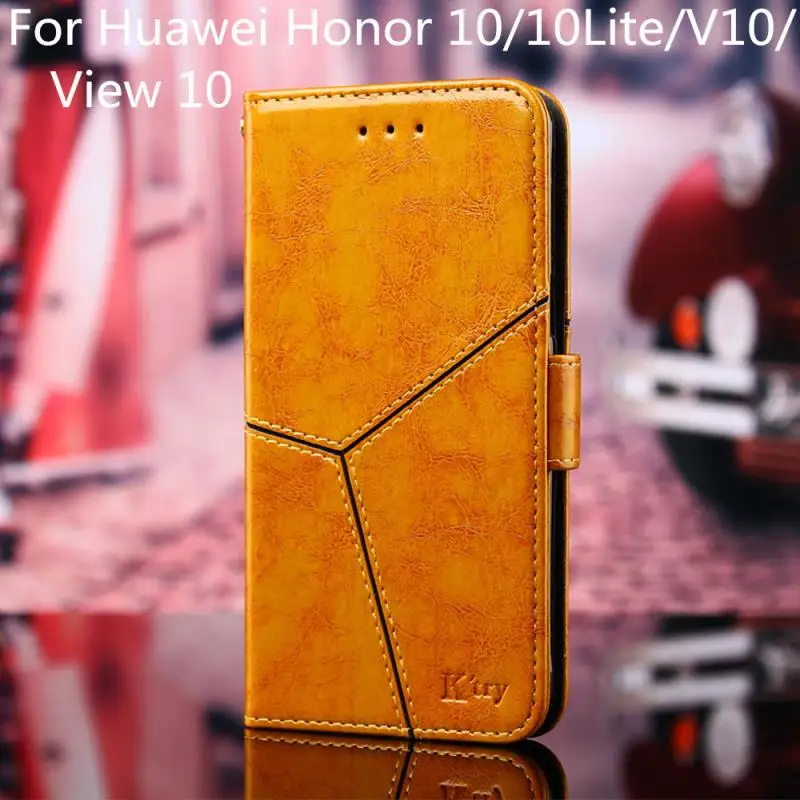 Чехол для huawei Honor 10 Lite V10 вид из искусственной кожи Винтаж кошелек чехол с откидной