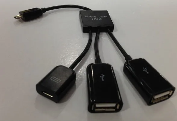 3 шт./лот. s6/5/4 NOTE2/3/4 MICRO usb-хаб. микро USB концентратор. Micro usb OTG 3 порта