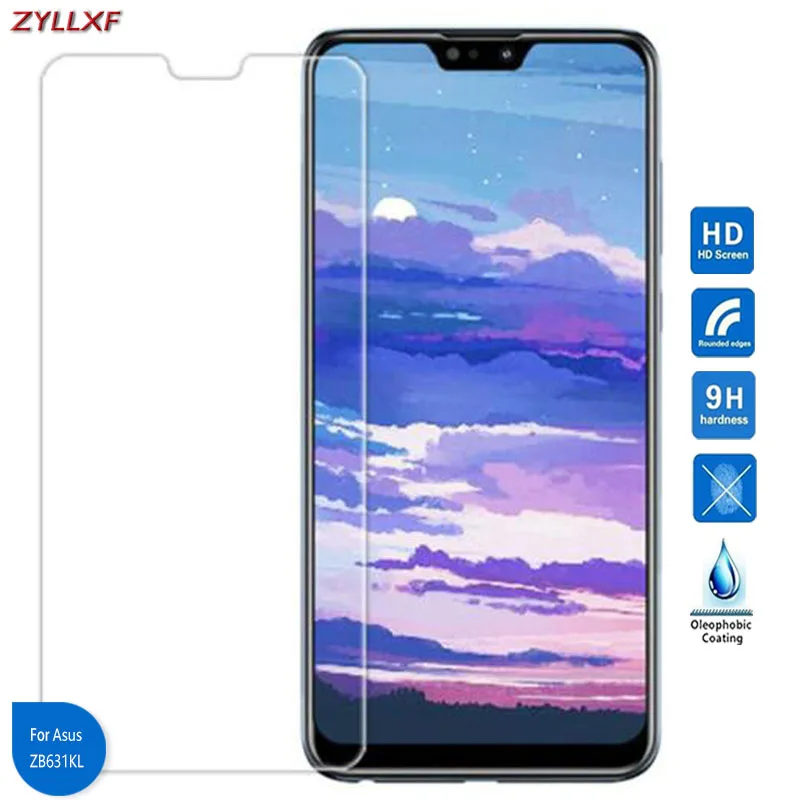 

For Asus ZenFone Max Pro M2 ZB631KL Tempered Glass Screen Protector Film 9H 2.5D 6.3 in Safety Film For Asus ZB630KL ZB 631 KL
