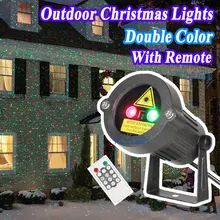 Outdoor Garden Decoration Waterproof IP44 Christmas Laser Light Star Projector Showers Red Green Static Twinkle With