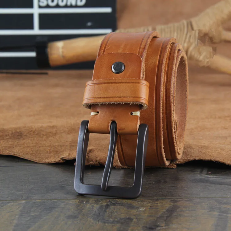 mens wide leather belts for jeans