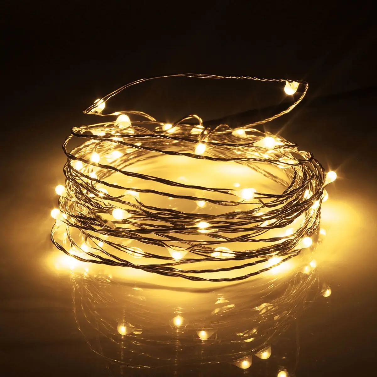 5M USB Power Operated Waterproof Copper Wire LED String Light Fairy Light RGB LED Strip Lamp Christmas Home Party Decor in Lighting Strings from Lights