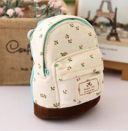  2016 New Hot Women Girl Children Kids Coin Card Purse Wallet Zipper Bag Pouch Flower Mini Canvas Bags 