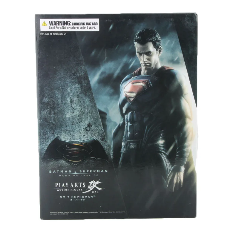 Play Arts DC Super Heroes Супермен фигурка ПВХ Коллекционная модель детские игрушки 1" 26 см