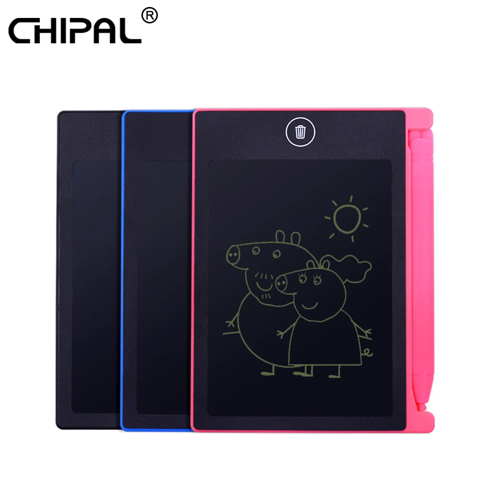 

CHIPAL Mini 4.4 Inch LCD Writing Tablet Digital Graphic Tablets Electronic Handwriting Drawing Pad Board + Pen for Kids Children