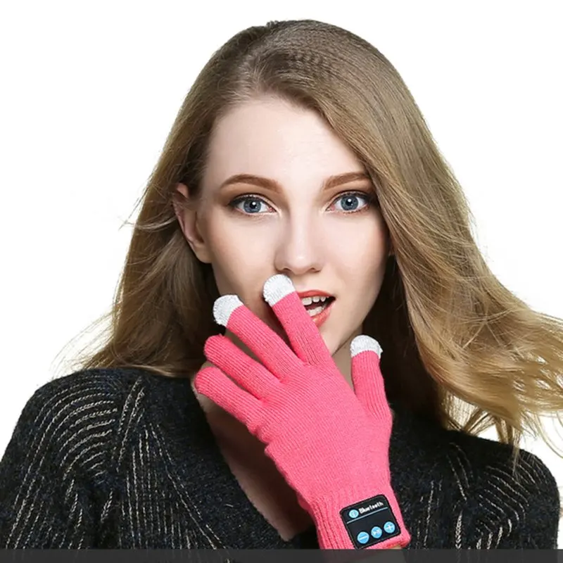 Для женщин человек унисекс зима теплая Bluetooth кнопки телефона Сенсорный экран дамы сенсорный Экран Перчатки, варежки новый бренд