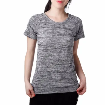 Fitness Breathable Sweat absorbing Women T Shirt Sport Tops Quick Dry Slim Running T Shirts
