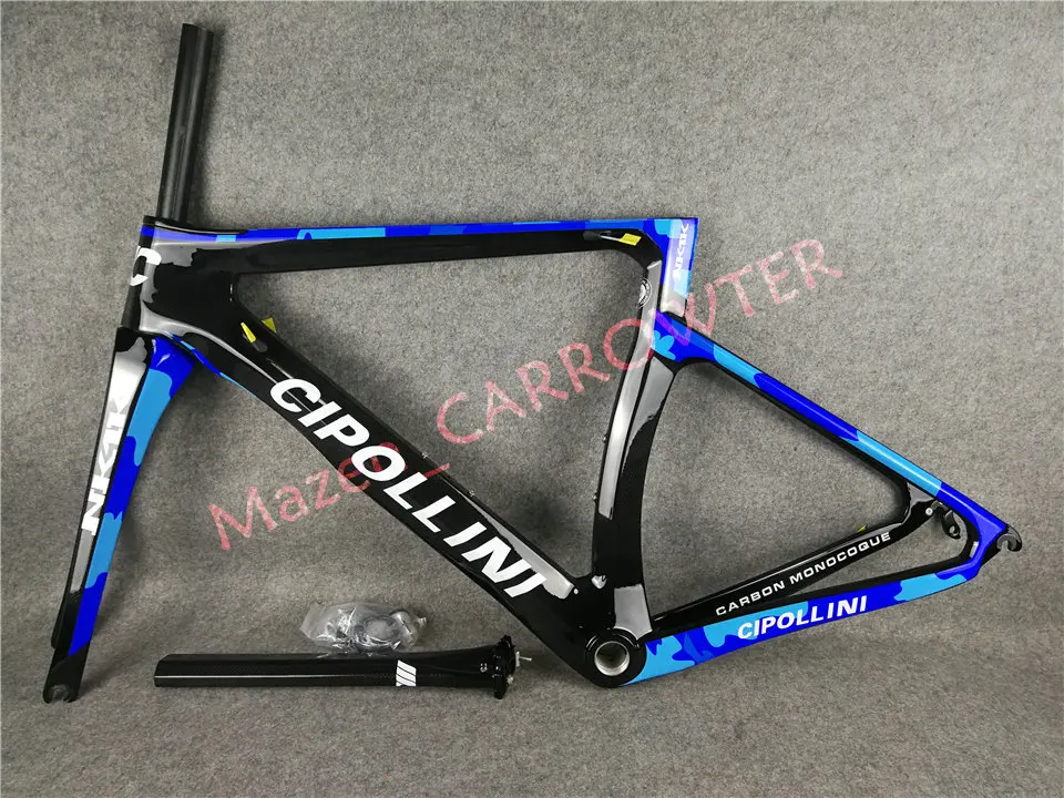 Камуфляж синий T1000 3 K/1 K CARROWTER велосипед Cipollini NK1K карбоновые рамы для дорожного велосипеда с BB68/BB30 матовый/глянцевый