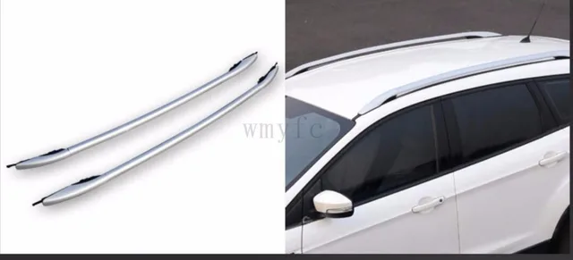 For Ford Escape Kuga 2017 2016 Aluminium Alloy For Ford Escape Kuga 2017 2016 Aluminium Alloy Carrier Bar Roof Rack Side Rails Bars Outdoor Travel Luggage