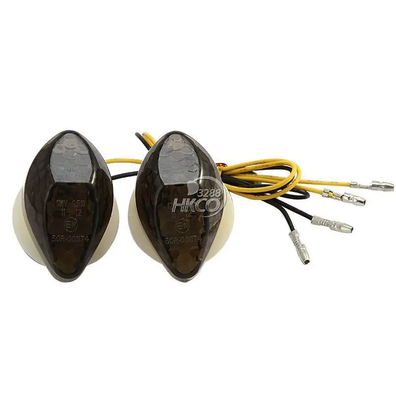Smoke Black Led Flush Mount Turn Signals Light For Honda CBR 600RR 1000RR F4 F4I