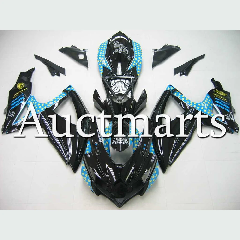 Выполните Обтекатели для Suzuki 08-10 GSX-R600 GSXR750 K8 2008 2009 2010 ABS Пластиковые детали