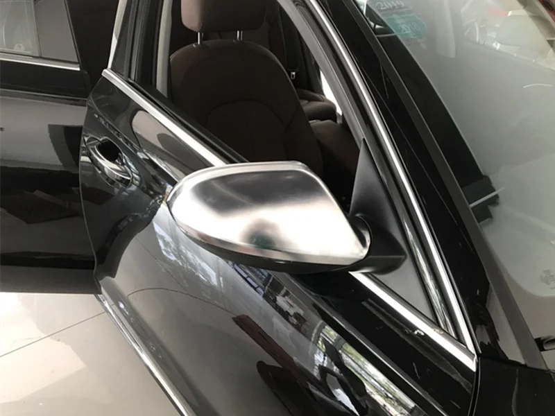 Для Audi A6 S6 C7 4G 2013 S стиль ABS Матовый хромированный Боковая дверь Зеркало крыло зеркало Крышка Замена автомобильные аксессуары
