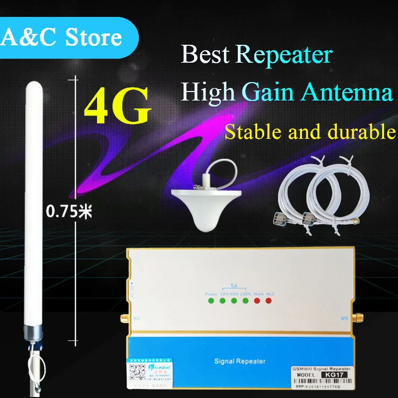 

4g signal repeater Cell Phone Mobile Signal booster cellular signal amplifier 1880mhz-1920mhz with high qualtity antenna
