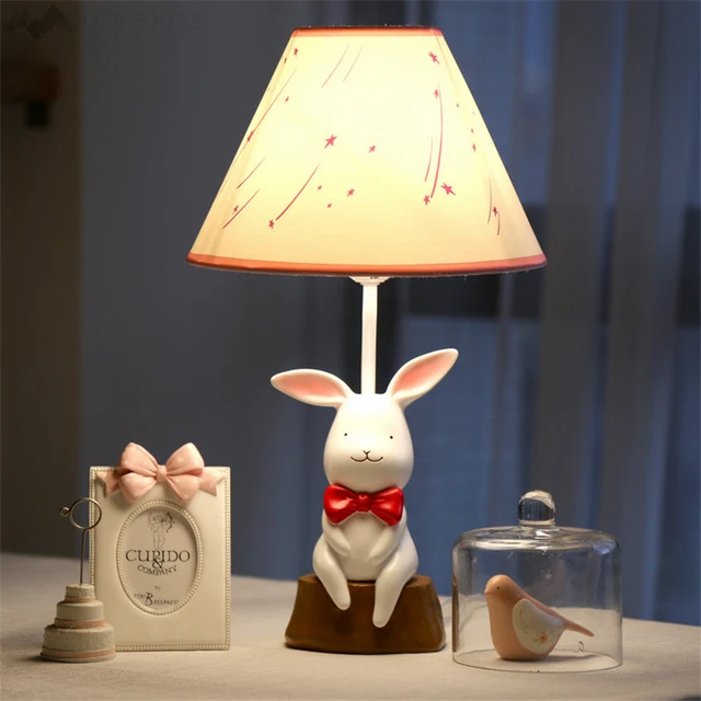 Jw Modern Creative Cute Warm White Rabbit Table Lamps Lights For Jw Modern Creative Cute Warm White Rabbit Table Lamps Lights For Bedroom Bedside Children S Room Cartoon Dorm Decorative Lamp