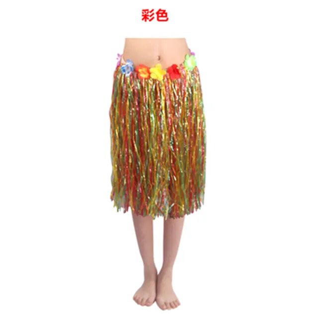 30/40/60/80cm Fun Hawaiian Grass Skirts Patry Decor Hawaii Kids Grass